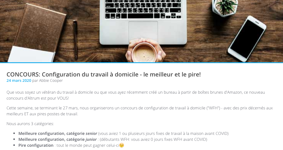 idée de concours à distance pour motiver vos employés