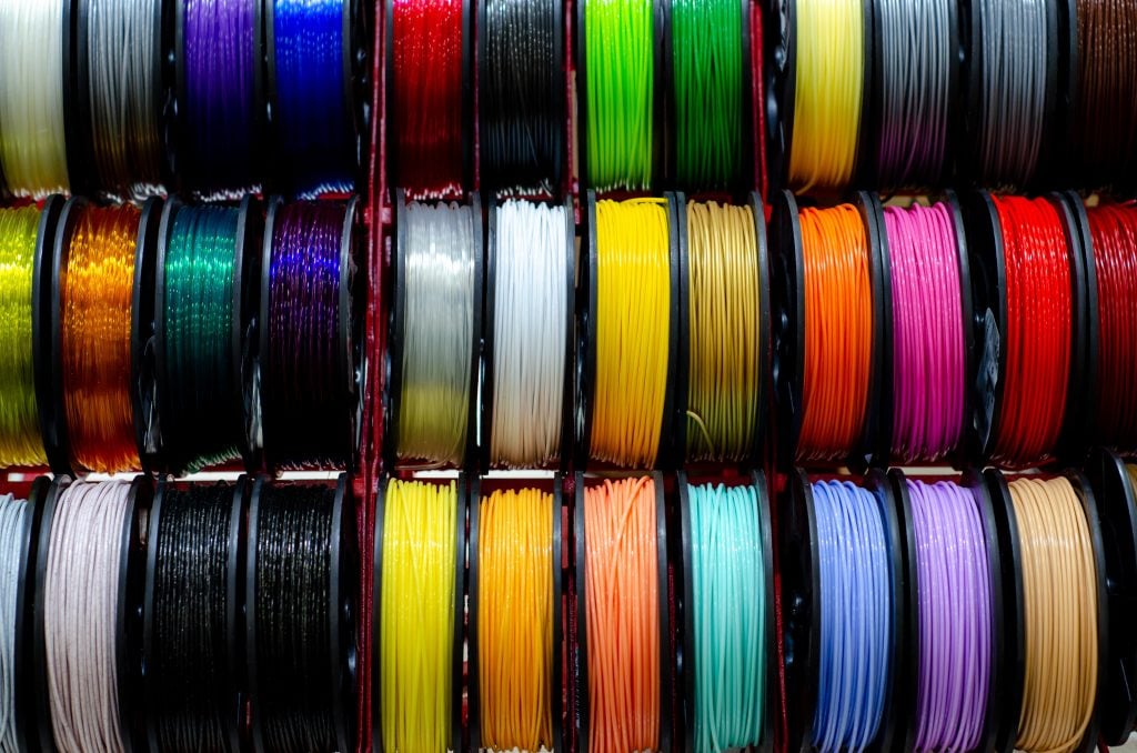 Plastic 3d Printing Filament Set