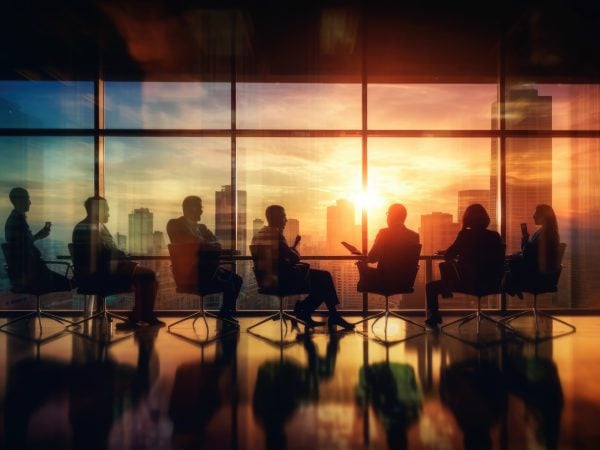 Business people meeting in conference room.