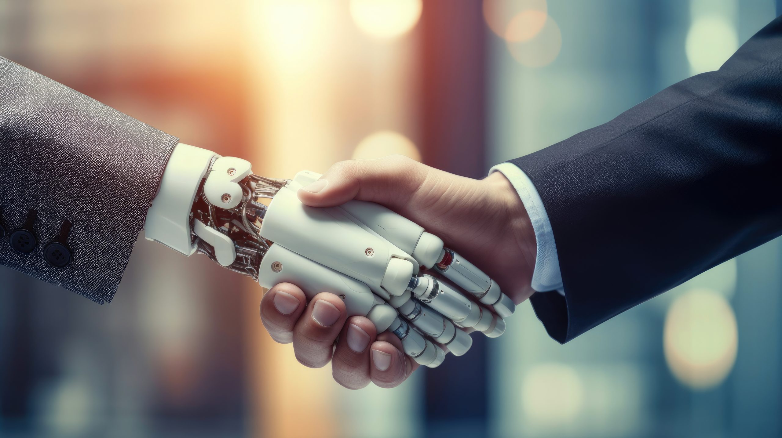 The Robotic Handshake of Business Minds