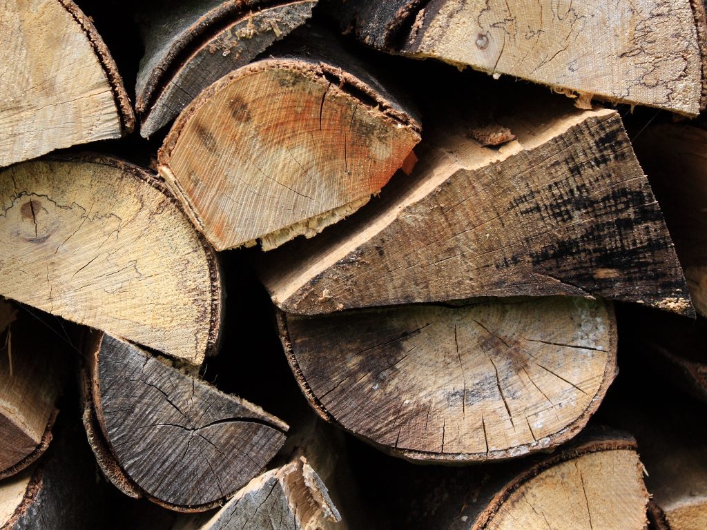 Stack of wood blocks