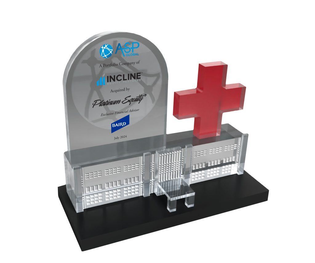Recreation of a miniature hospital building,