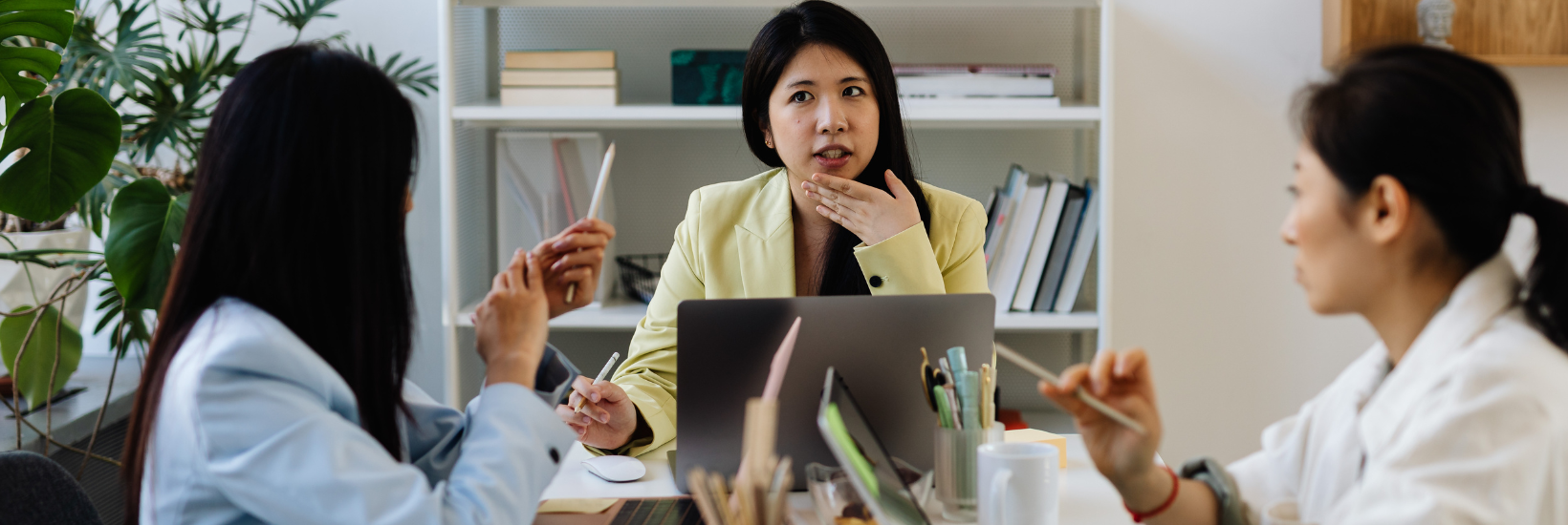 Team of working women