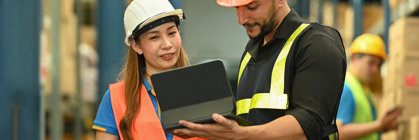 Employee behing recognized by her manager