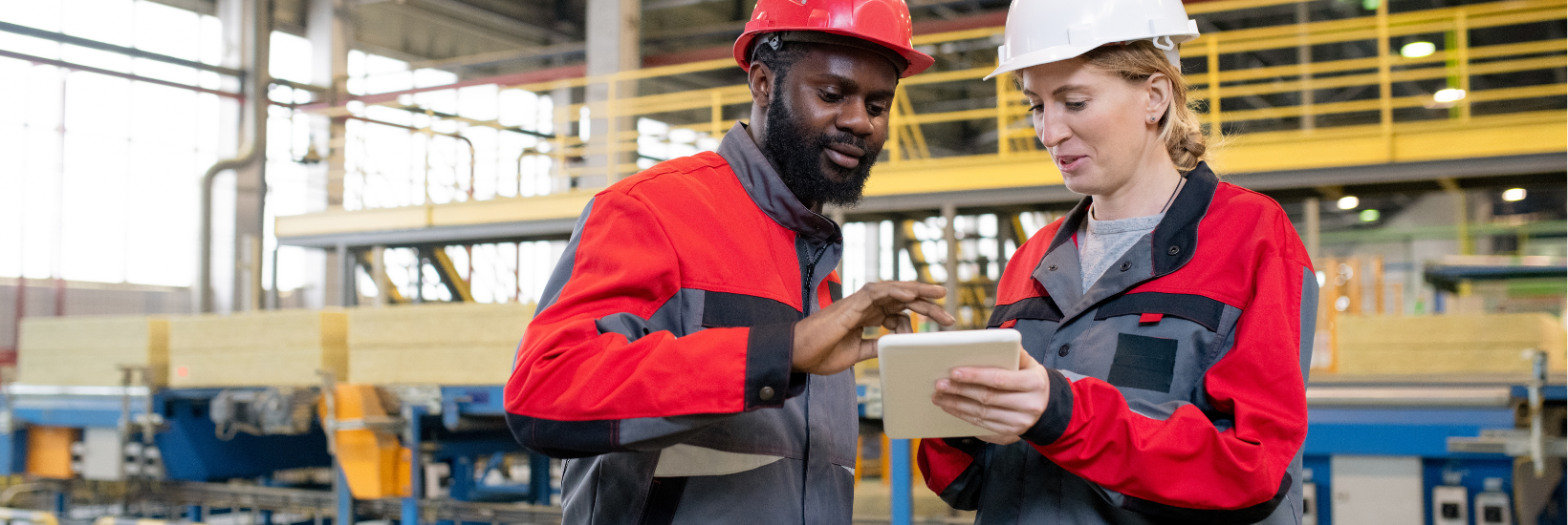 Employees working in the food manufacturing industry